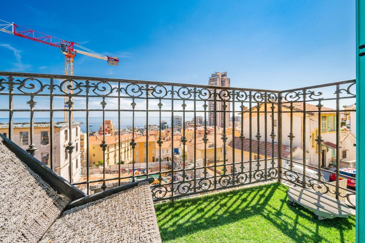 Ferienwohnung Frontiere De Monaco - Balconnet Vue Mer - Ba Beausoleil Exterior foto